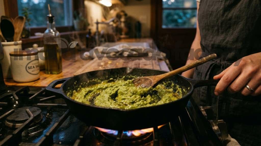 how to make avocado oil by boiling