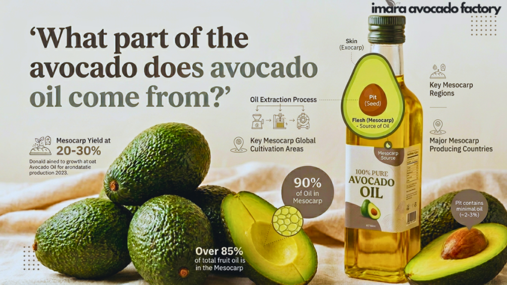 What part of the avocado does the oil come from